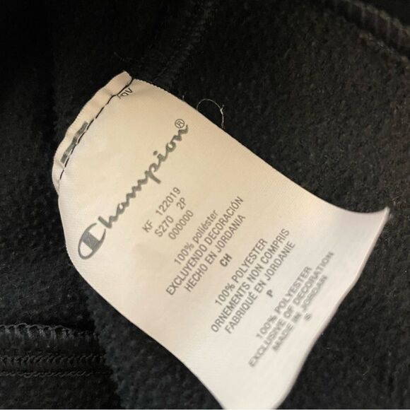 Champion Peloton Black Long Sleeve Quarter Zip Size Small - Picture 7 of 7